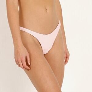 Vitamin A Pink High Leg Bottoms Sz M NWT